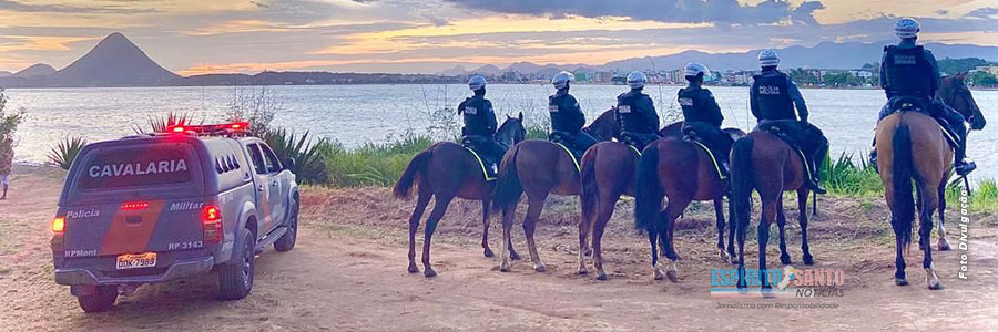 No Pará, Cavalaria da PM atua no policiamento ecologicamente correto